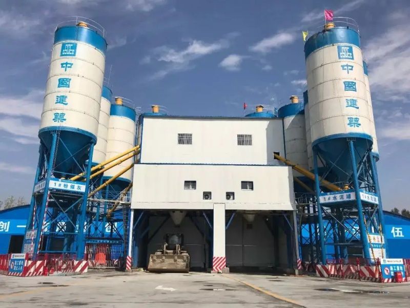 鄭州諾普助力鄭州東區(qū)中建七局攪拌站